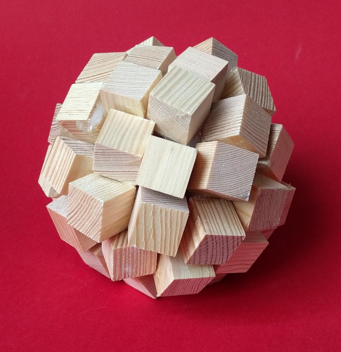Sphere of cubes